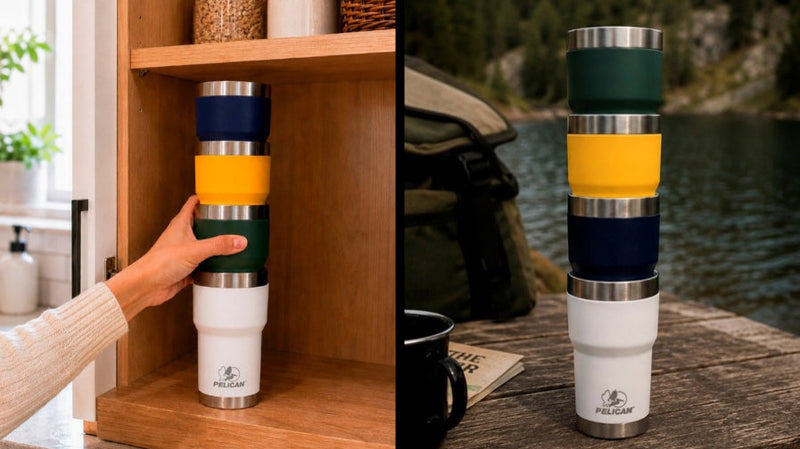 Why Your Pelican Traveler Tumblers Stack (And Why That Actually Matters)