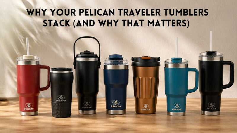 Why Your Pelican Traveler Tumblers Stack (And Why That Actually Matters)