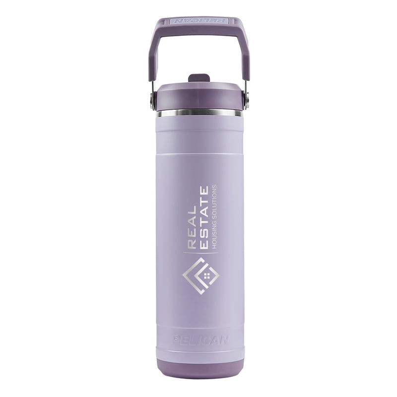 Custom 17 Oz Hydro-Soul Insulated Stainless Steel Water Bottles