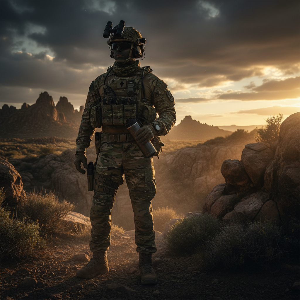 Military lifestyle with correct Pelican Chug Topographical